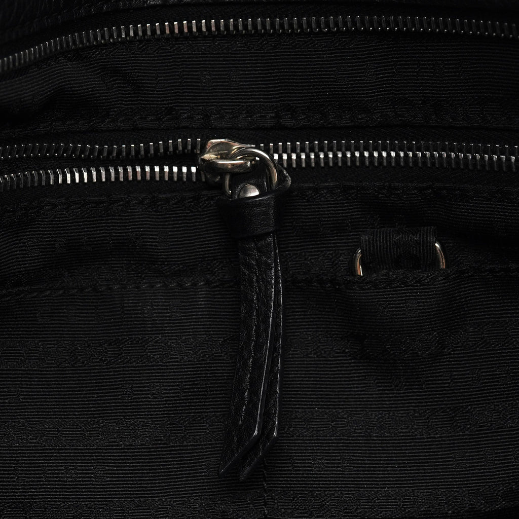 Black Leather Bittersweet Shoulder Bag
