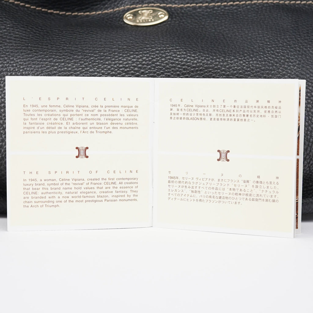 Black Leather Bittersweet Shoulder Bag