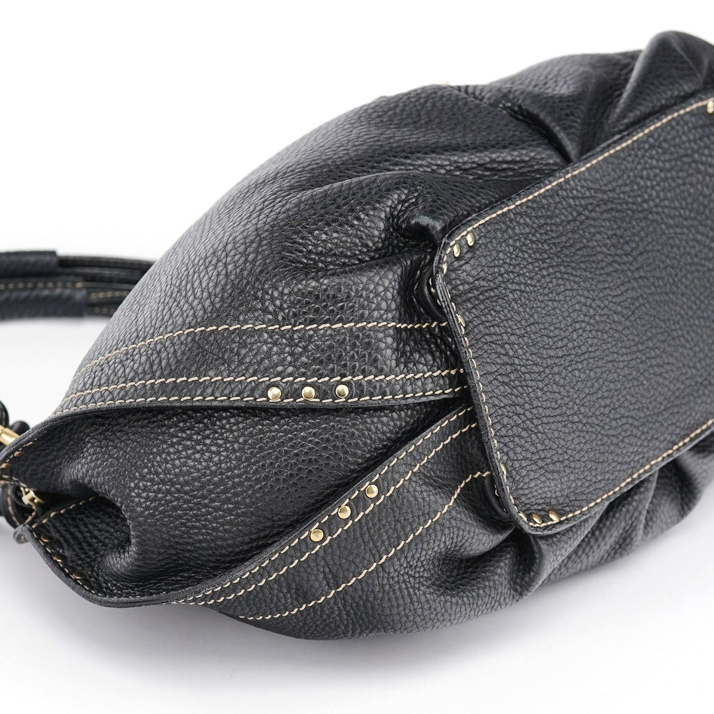 Black Leather Bittersweet Shoulder Bag