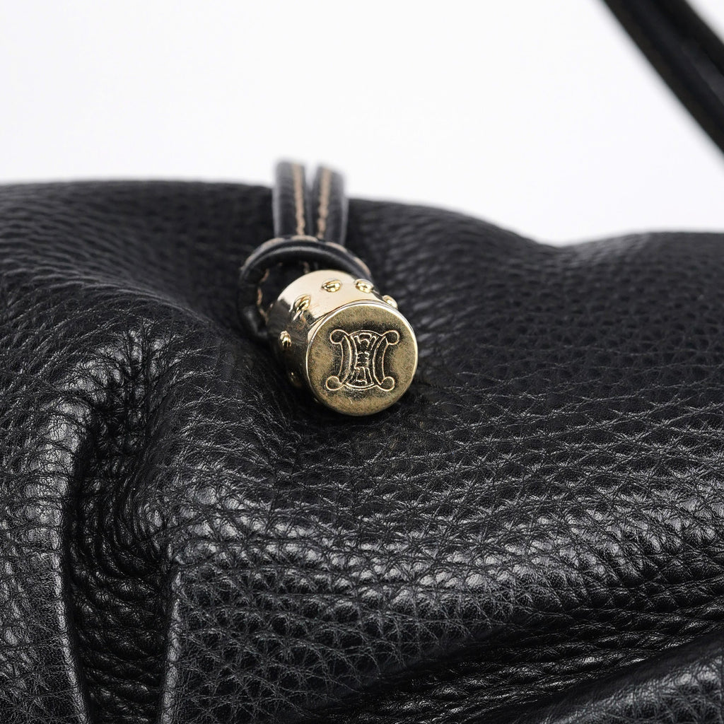 Black Leather Bittersweet Shoulder Bag