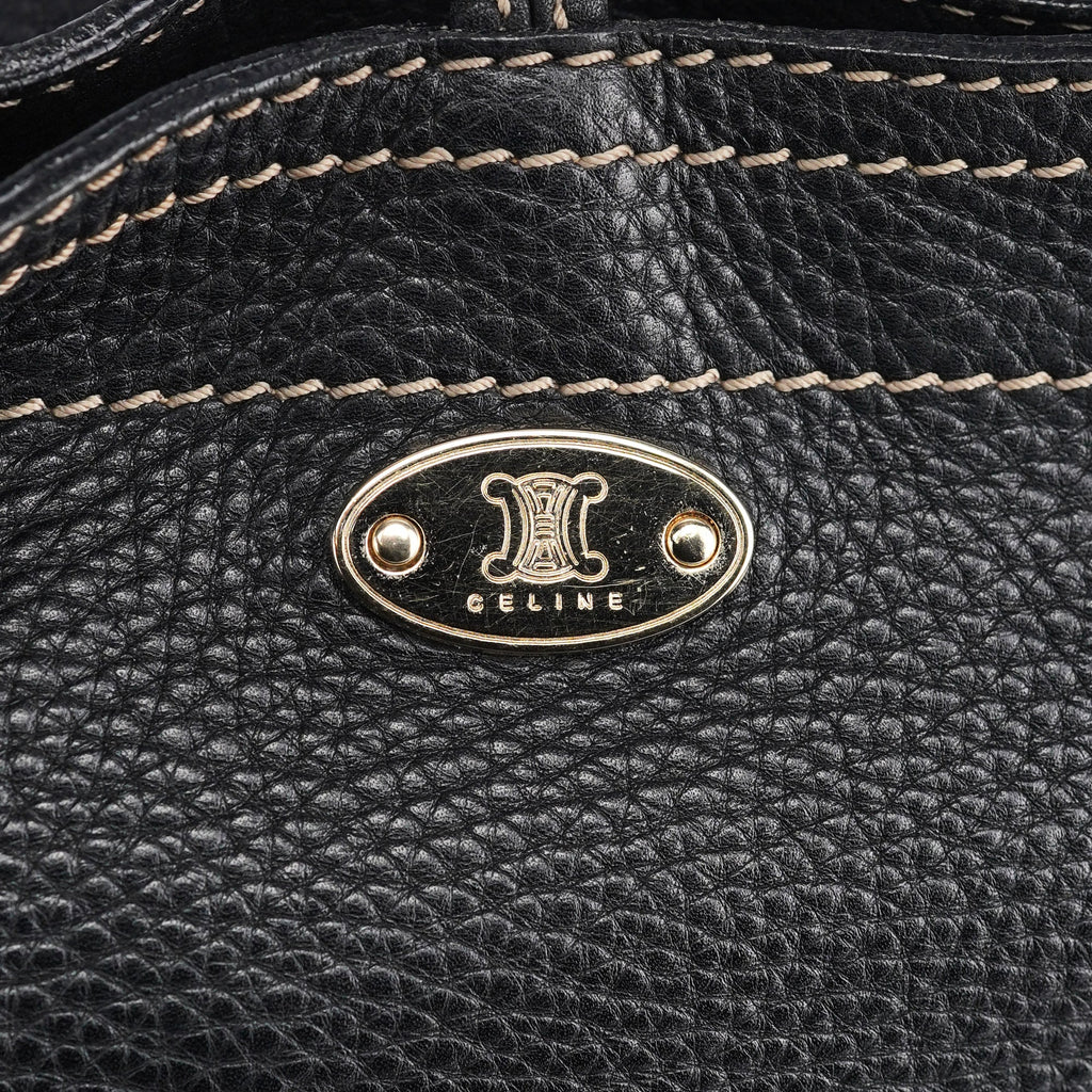 Black Leather Bittersweet Shoulder Bag