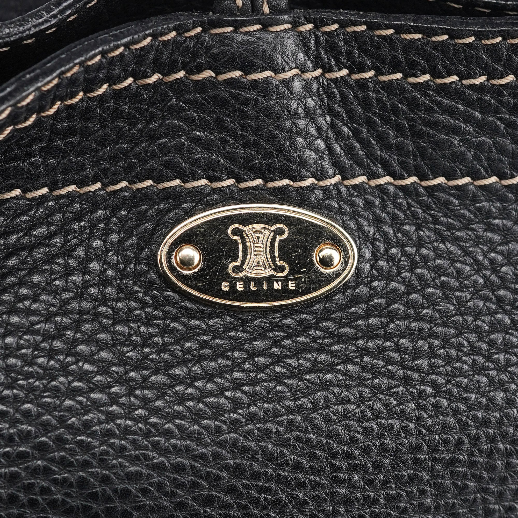 Black Leather Bittersweet Shoulder Bag