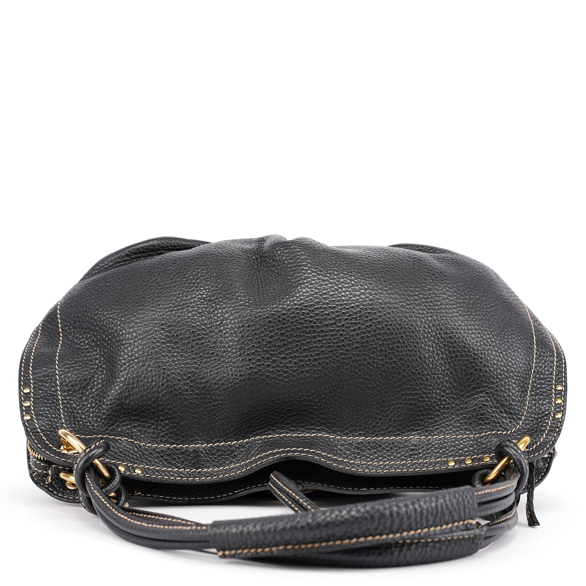 Black Leather Bittersweet Shoulder Bag