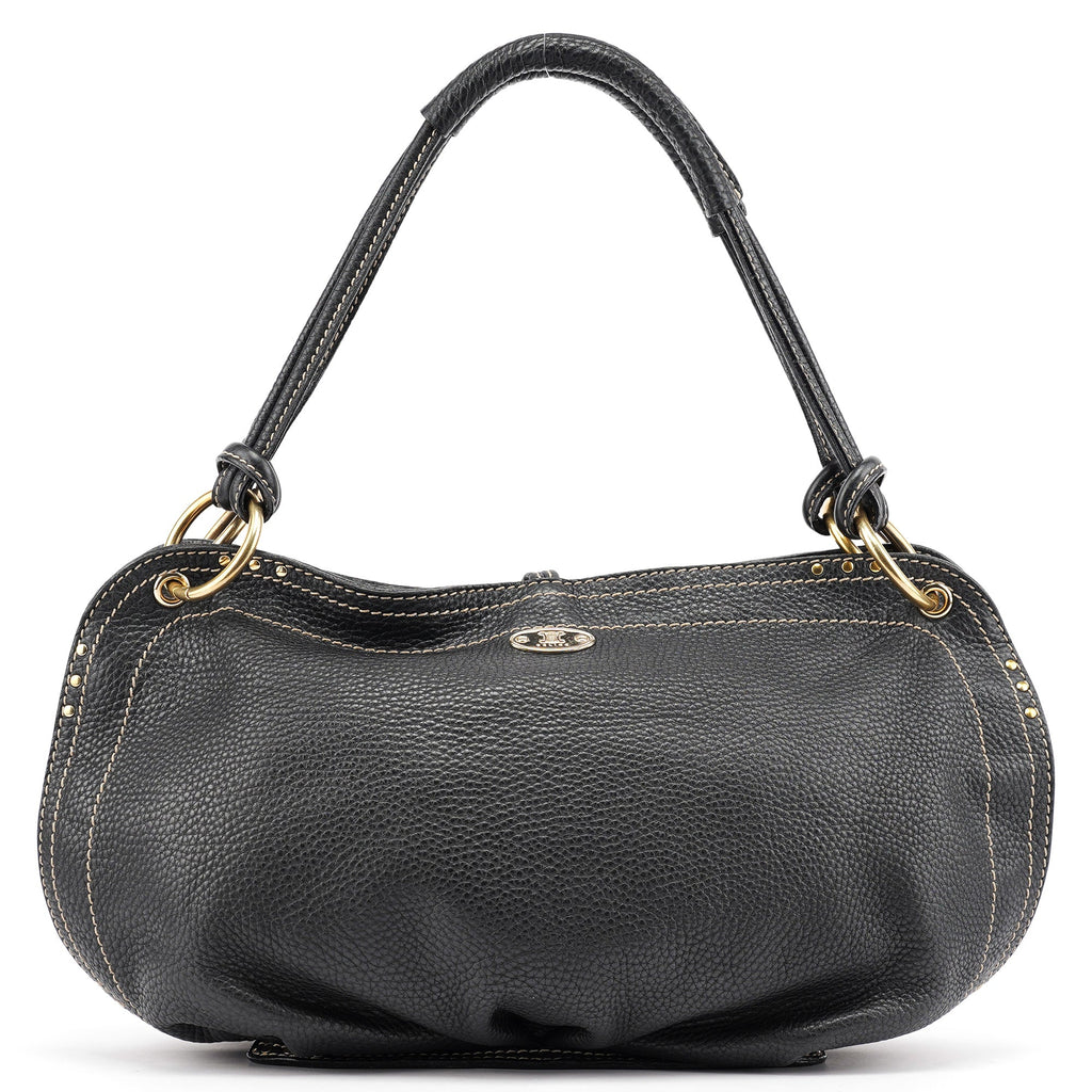 Black Leather Bittersweet Shoulder Bag