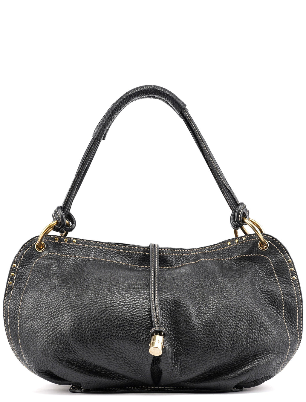 Black Leather Bittersweet Shoulder Bag