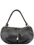 Black Leather Bittersweet Shoulder Bag