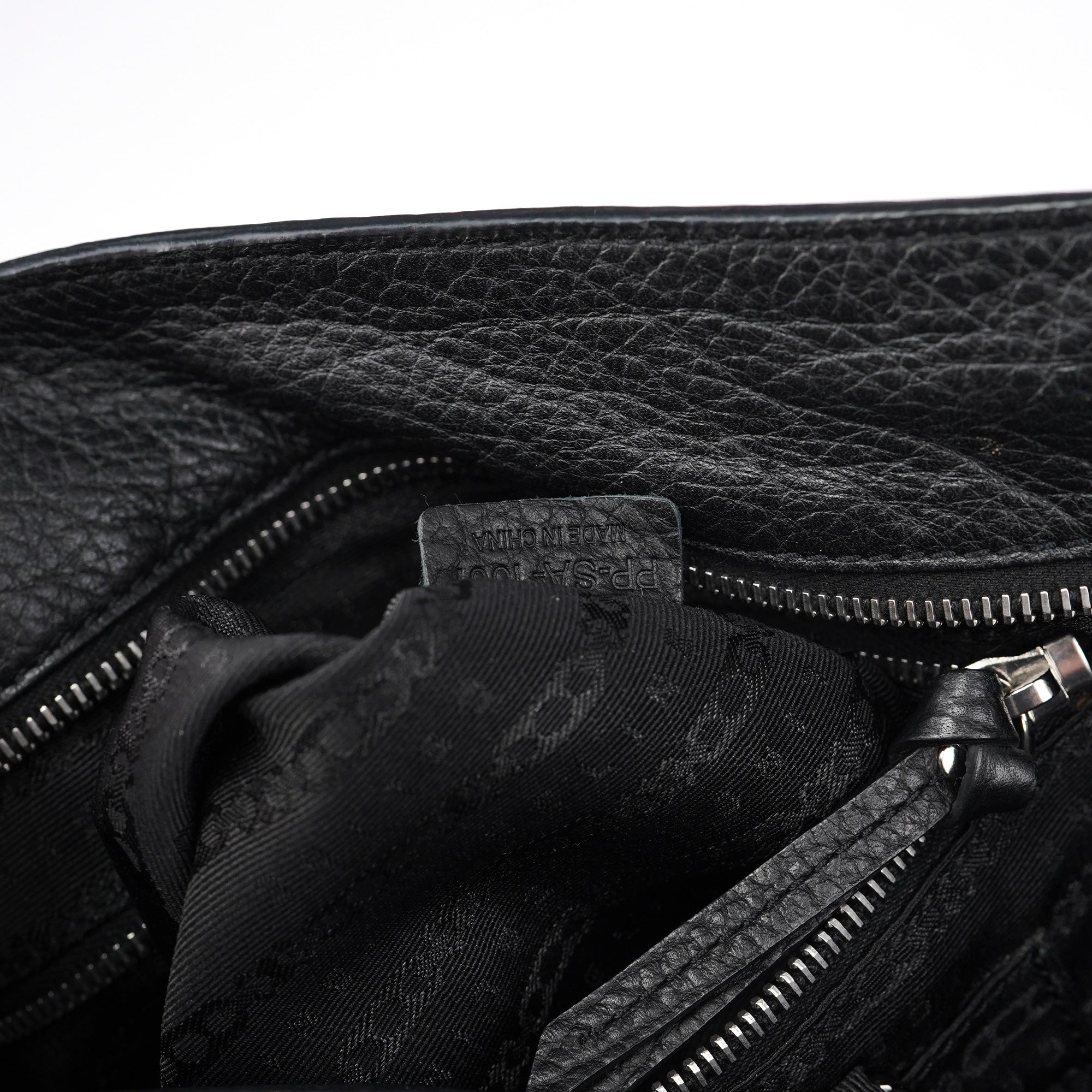 Black Leather Bittersweet Shoulder Bag