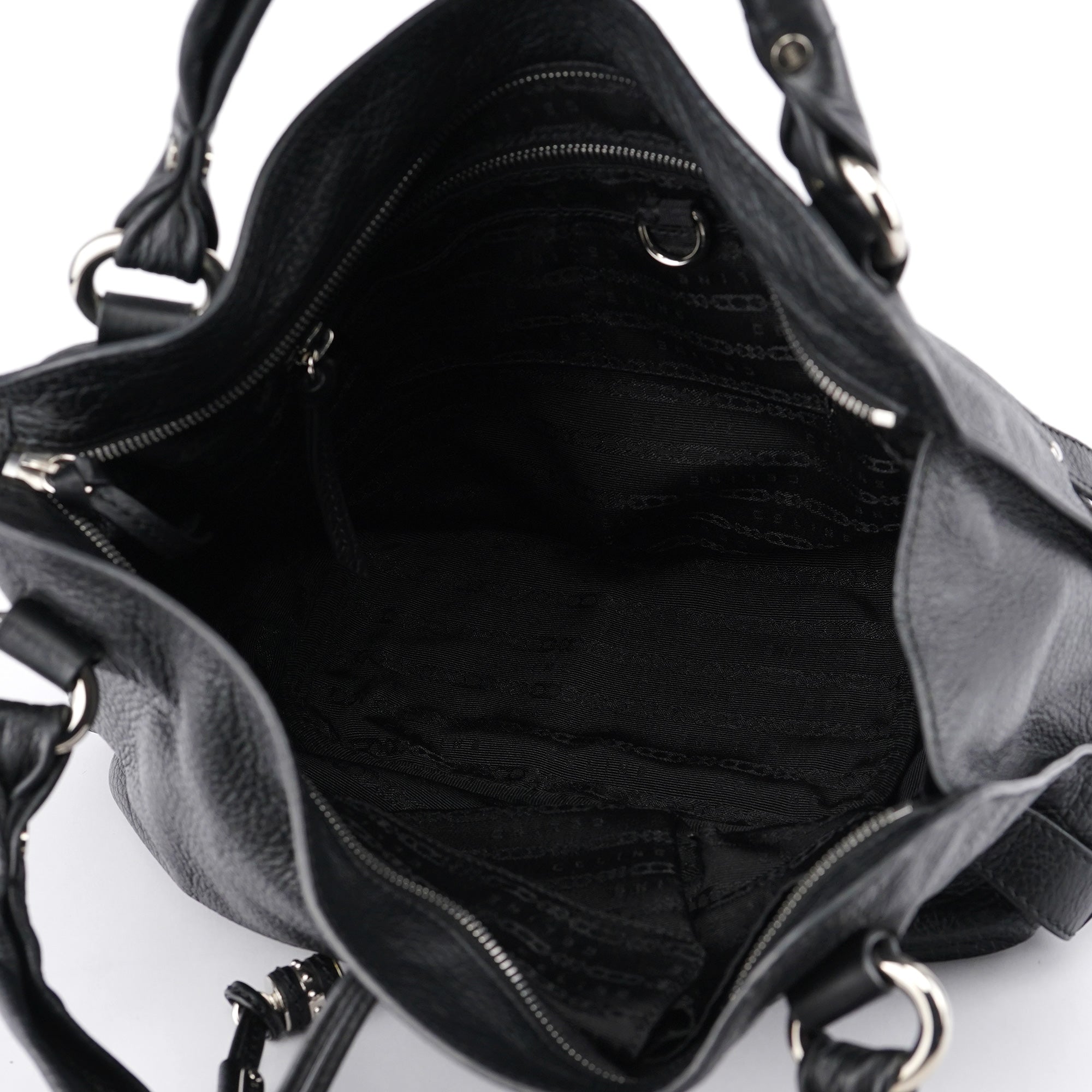 Black Leather Bittersweet Shoulder Bag