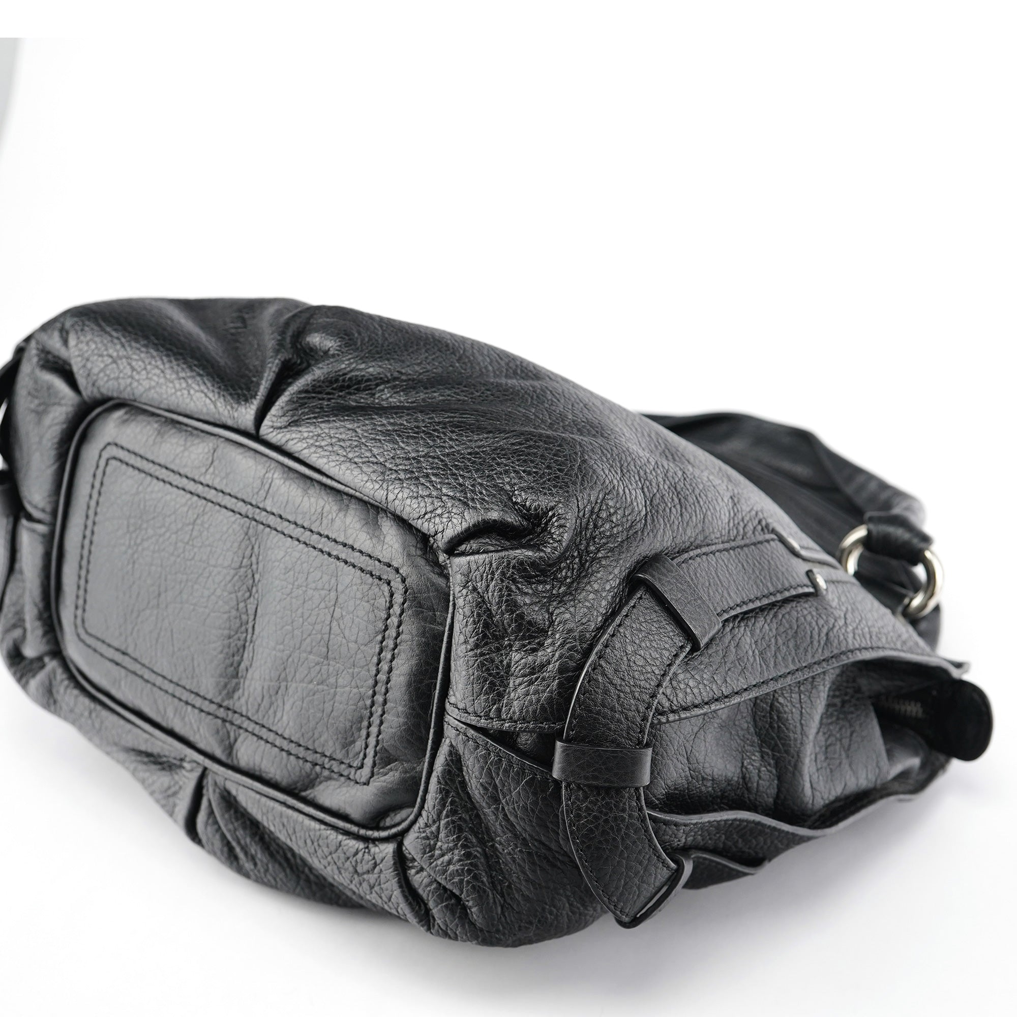 Black Leather Bittersweet Shoulder Bag