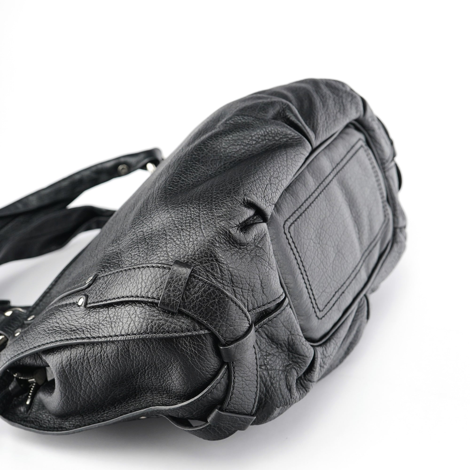Black Leather Bittersweet Shoulder Bag