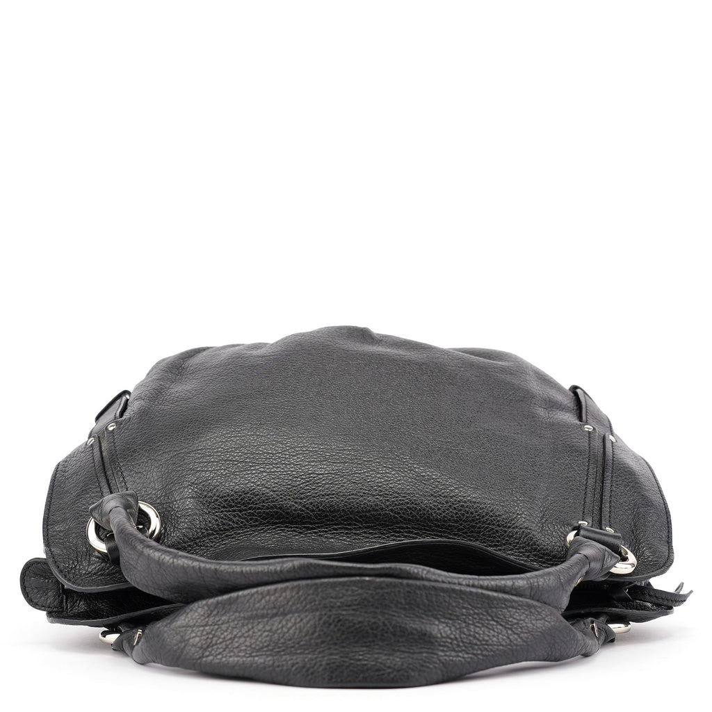 Black Leather Bittersweet Shoulder Bag