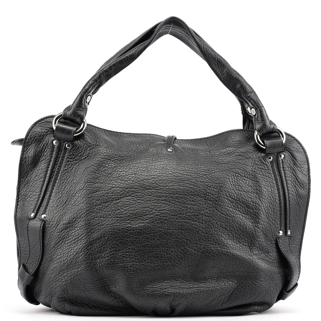 Black Leather Bittersweet Shoulder Bag