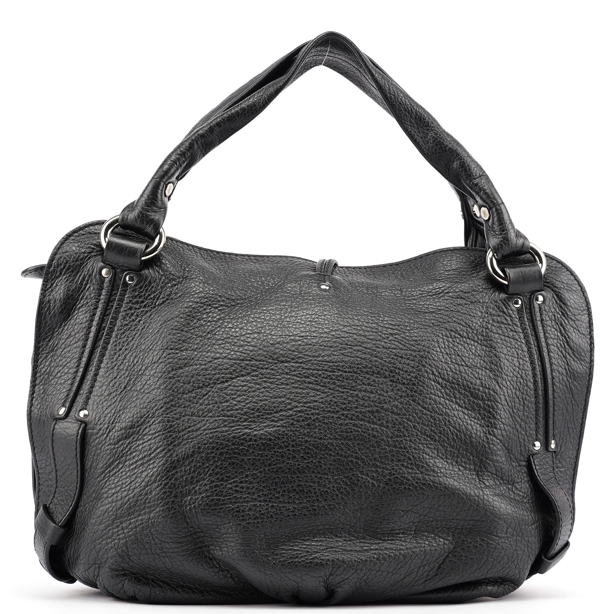 Black Leather Bittersweet Shoulder Bag