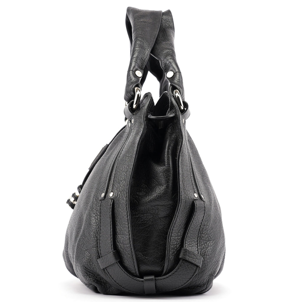Black Leather Bittersweet Shoulder Bag