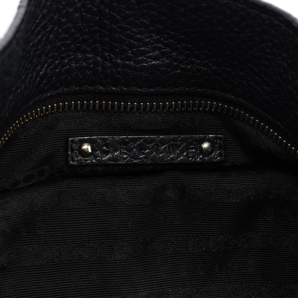 Black Leather Bittersweet Shoulder Bag