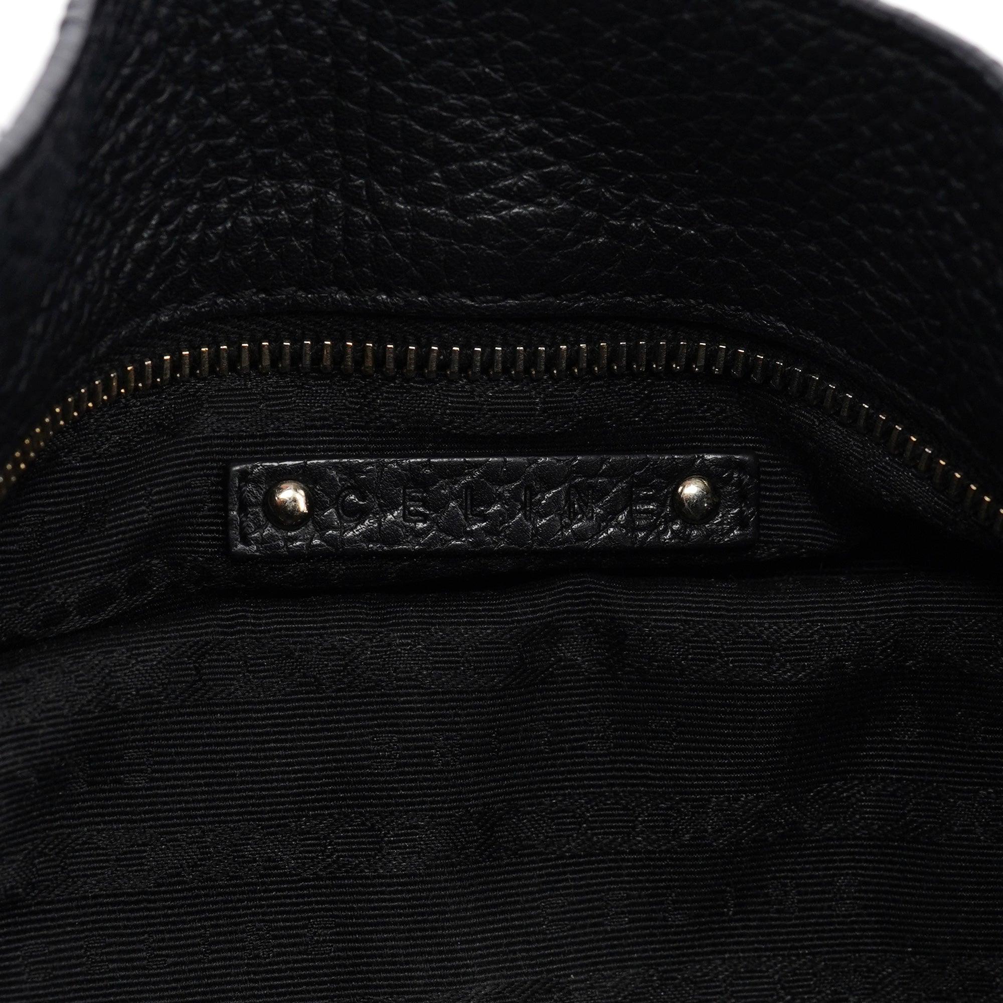 Black Leather Bittersweet Shoulder Bag