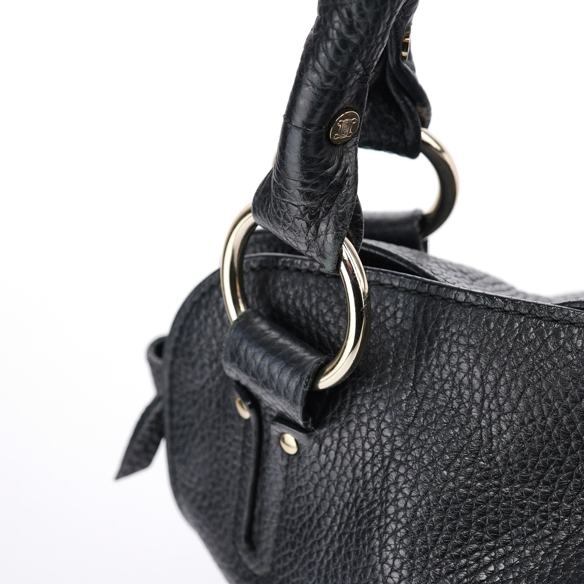 Black Leather Bittersweet Shoulder Bag