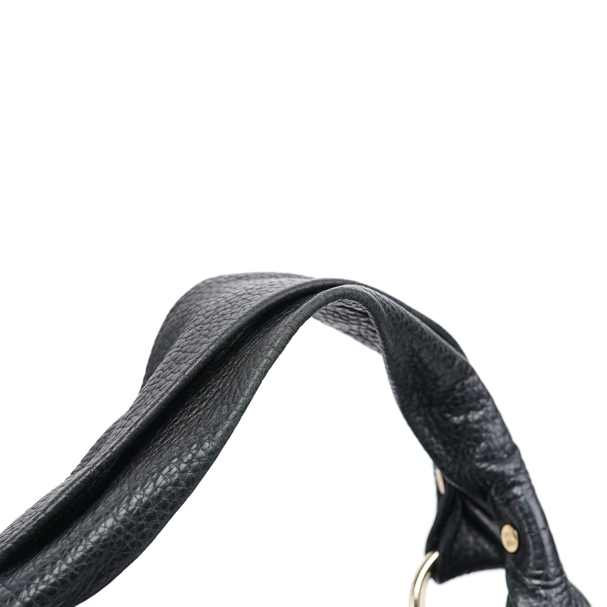 Black Leather Bittersweet Shoulder Bag