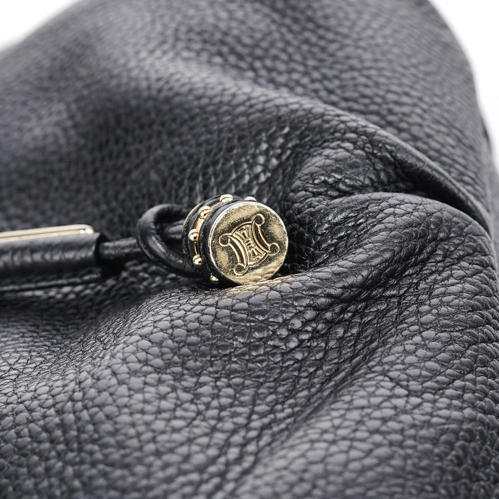 Black Leather Bittersweet Shoulder Bag
