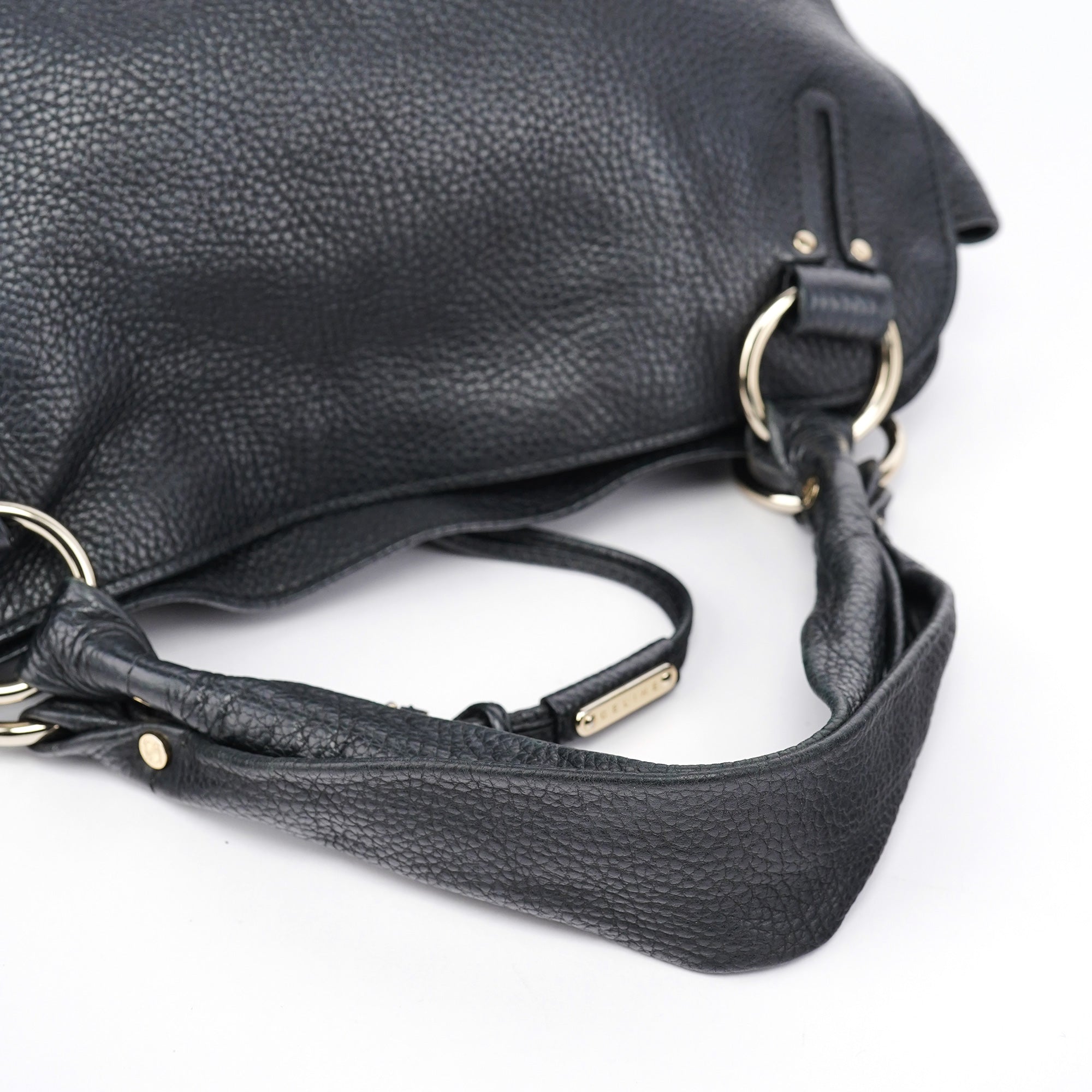 Black Leather Bittersweet Shoulder Bag