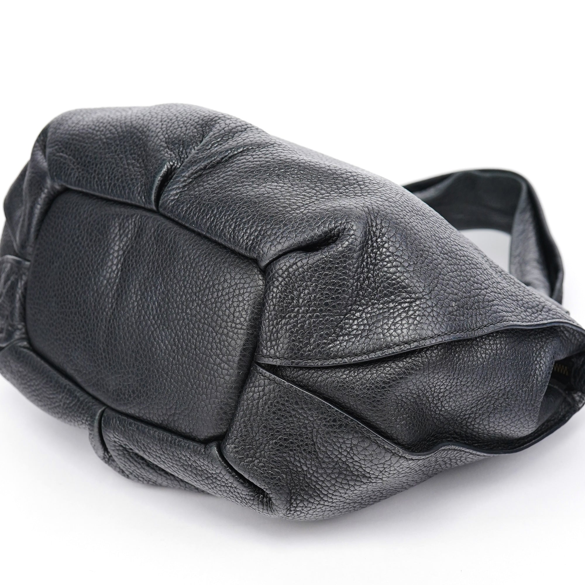 Black Leather Bittersweet Shoulder Bag