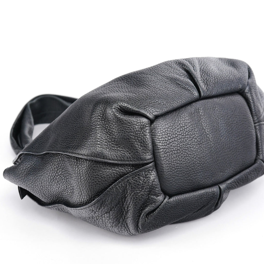 Black Leather Bittersweet Shoulder Bag
