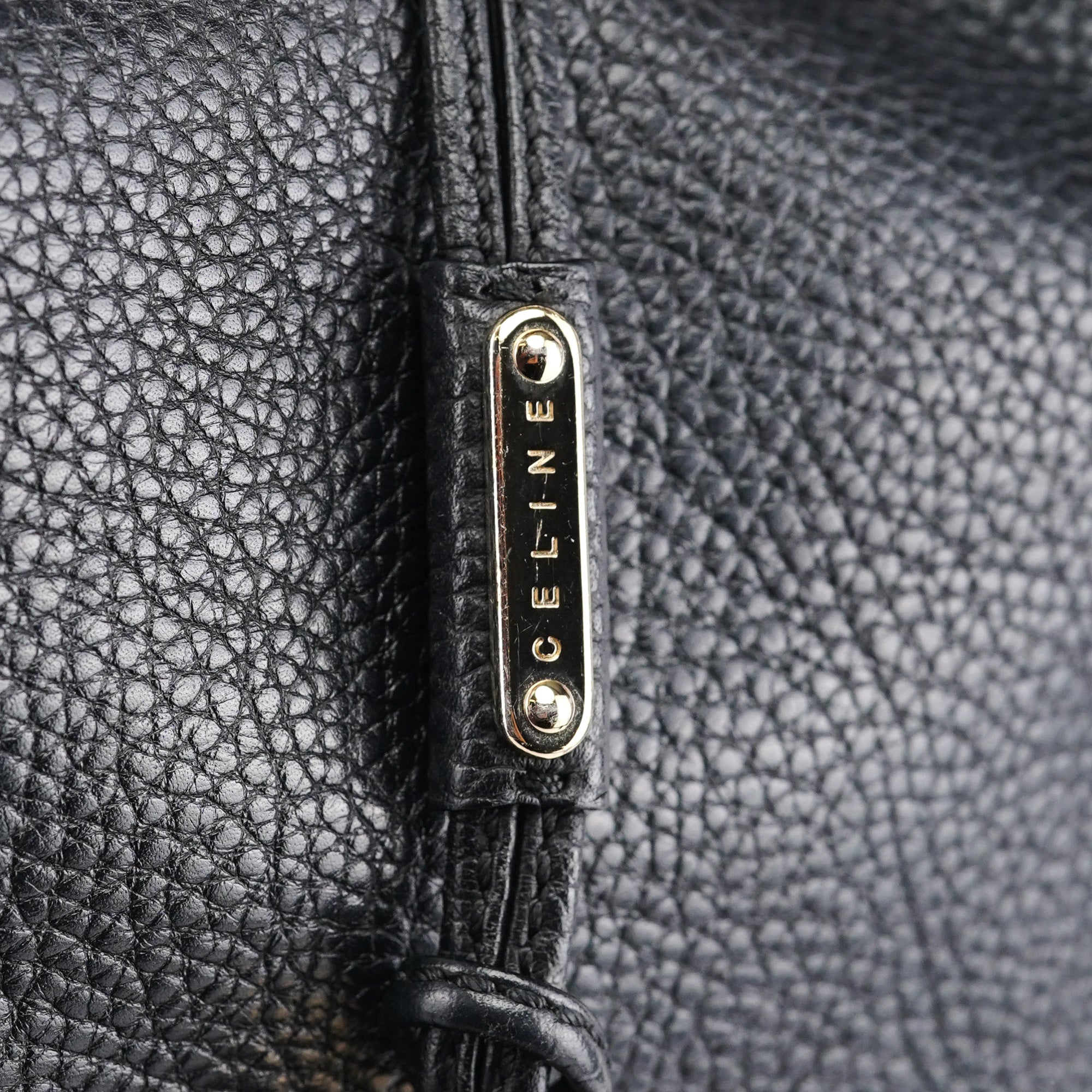 Black Leather Bittersweet Shoulder Bag