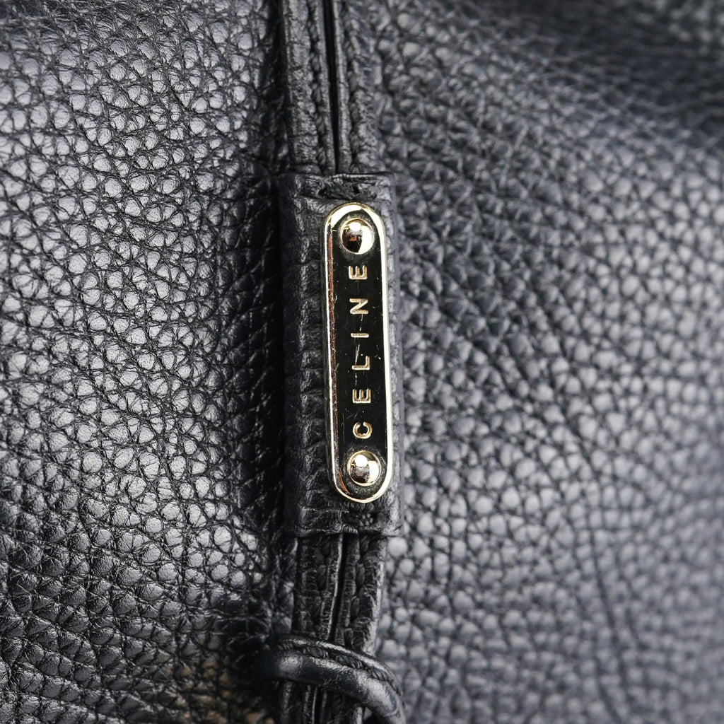 Black Leather Bittersweet Shoulder Bag