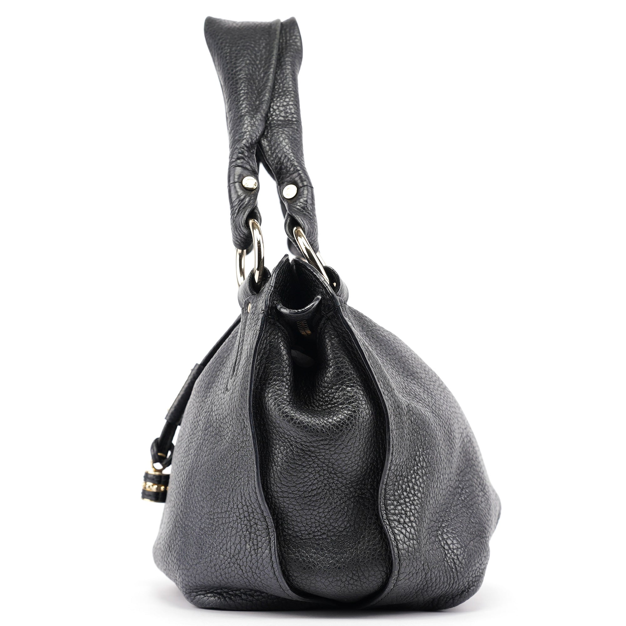 Black Leather Bittersweet Shoulder Bag