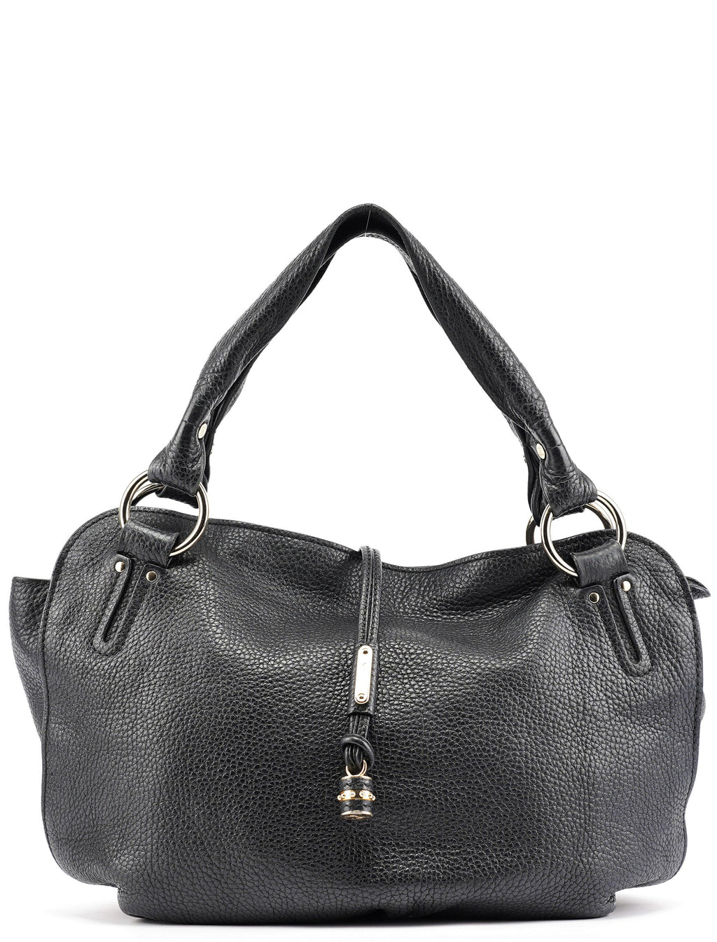 Black Leather Bittersweet Shoulder Bag