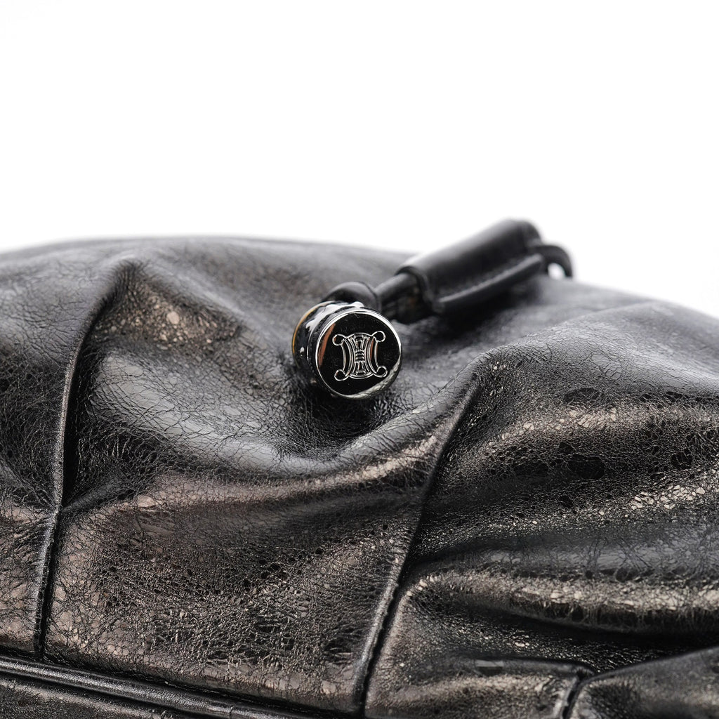 Black Leather Bittersweet Shoulder Bag