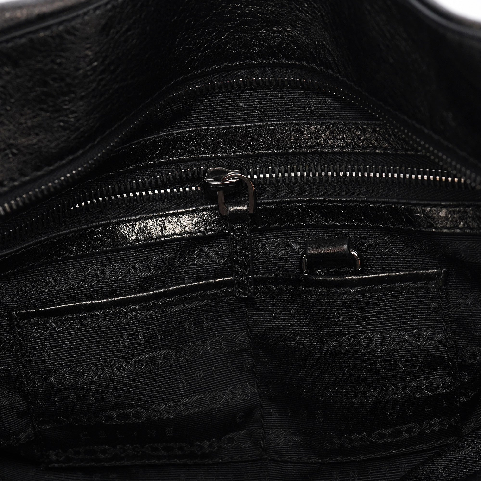 Black Leather Bittersweet Shoulder Bag