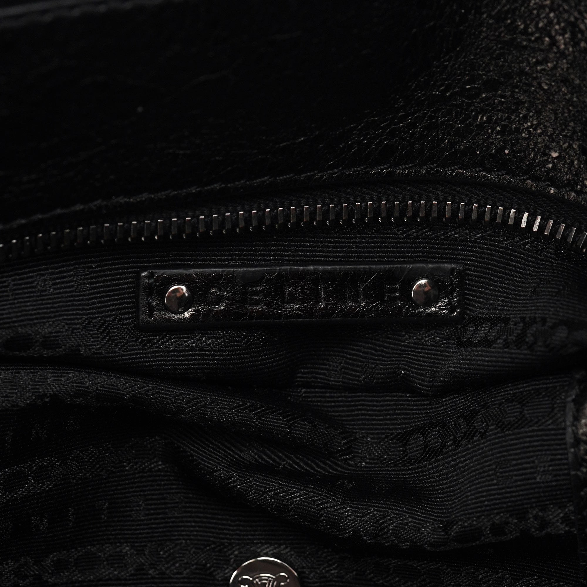 Black Leather Bittersweet Shoulder Bag