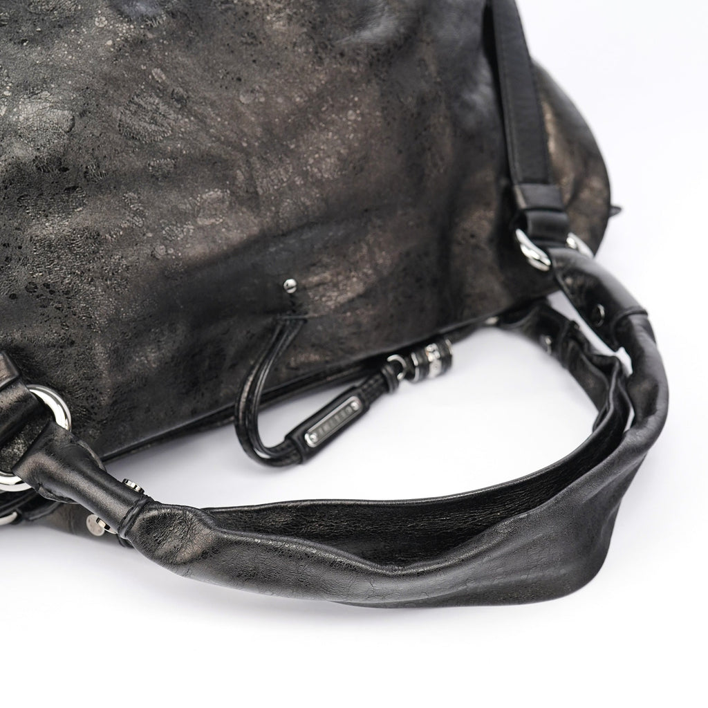 Black Leather Bittersweet Shoulder Bag