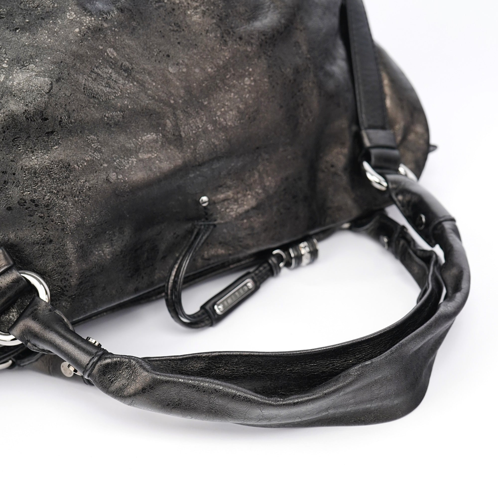 Black Leather Bittersweet Shoulder Bag
