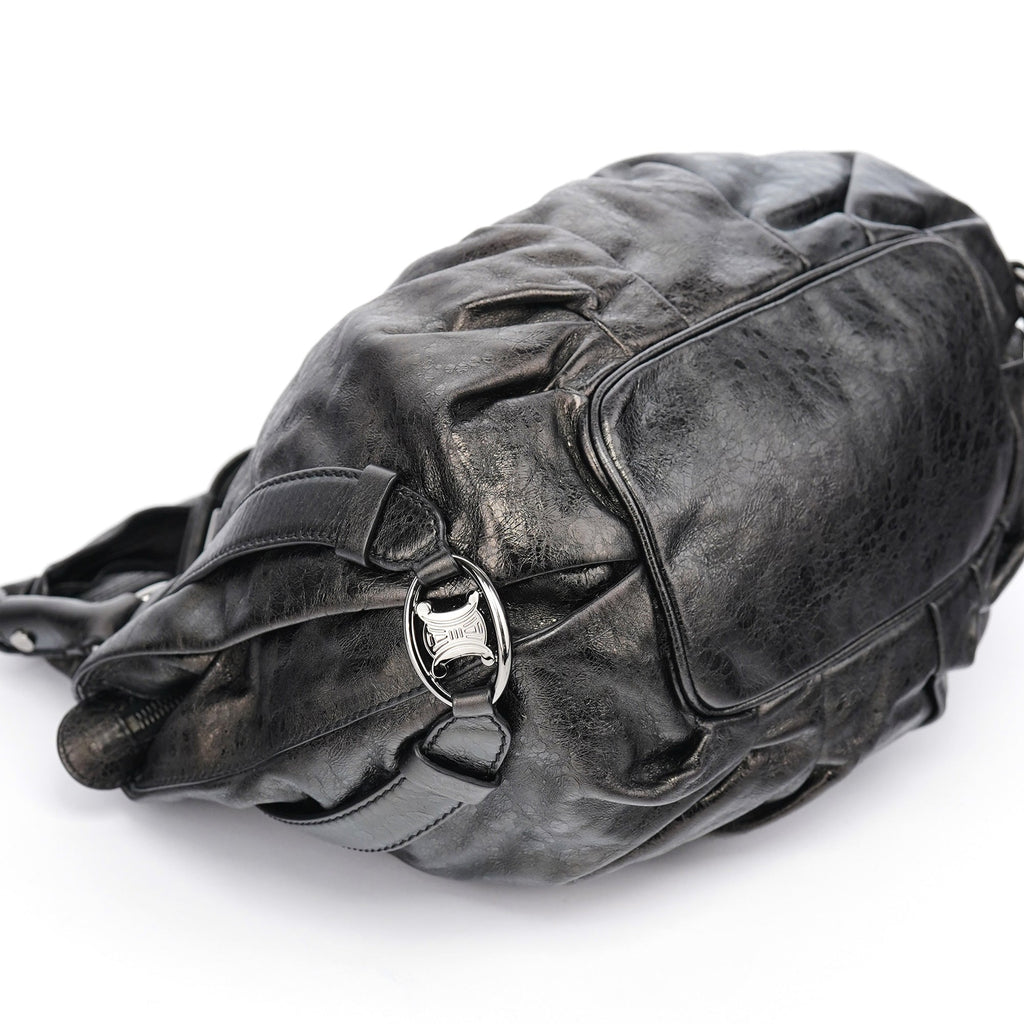Black Leather Bittersweet Shoulder Bag