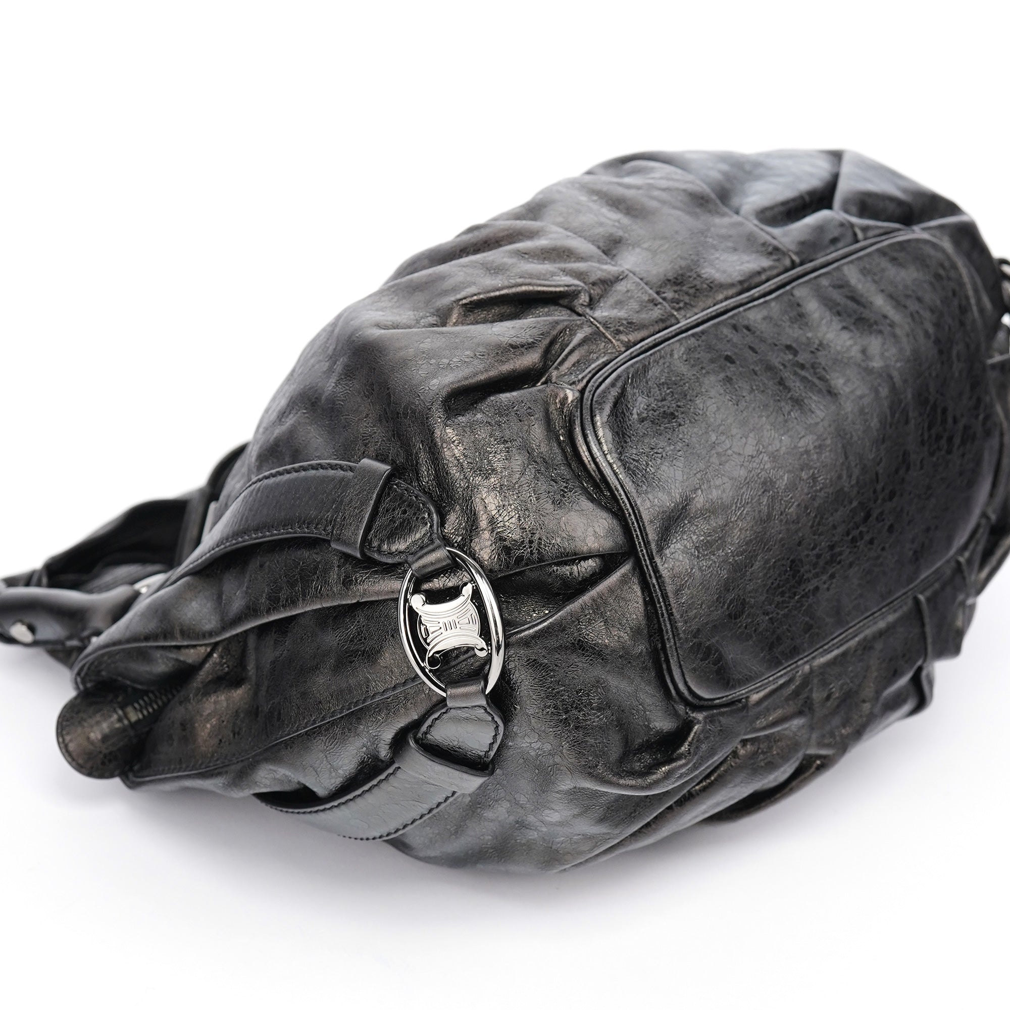 Black Leather Bittersweet Shoulder Bag