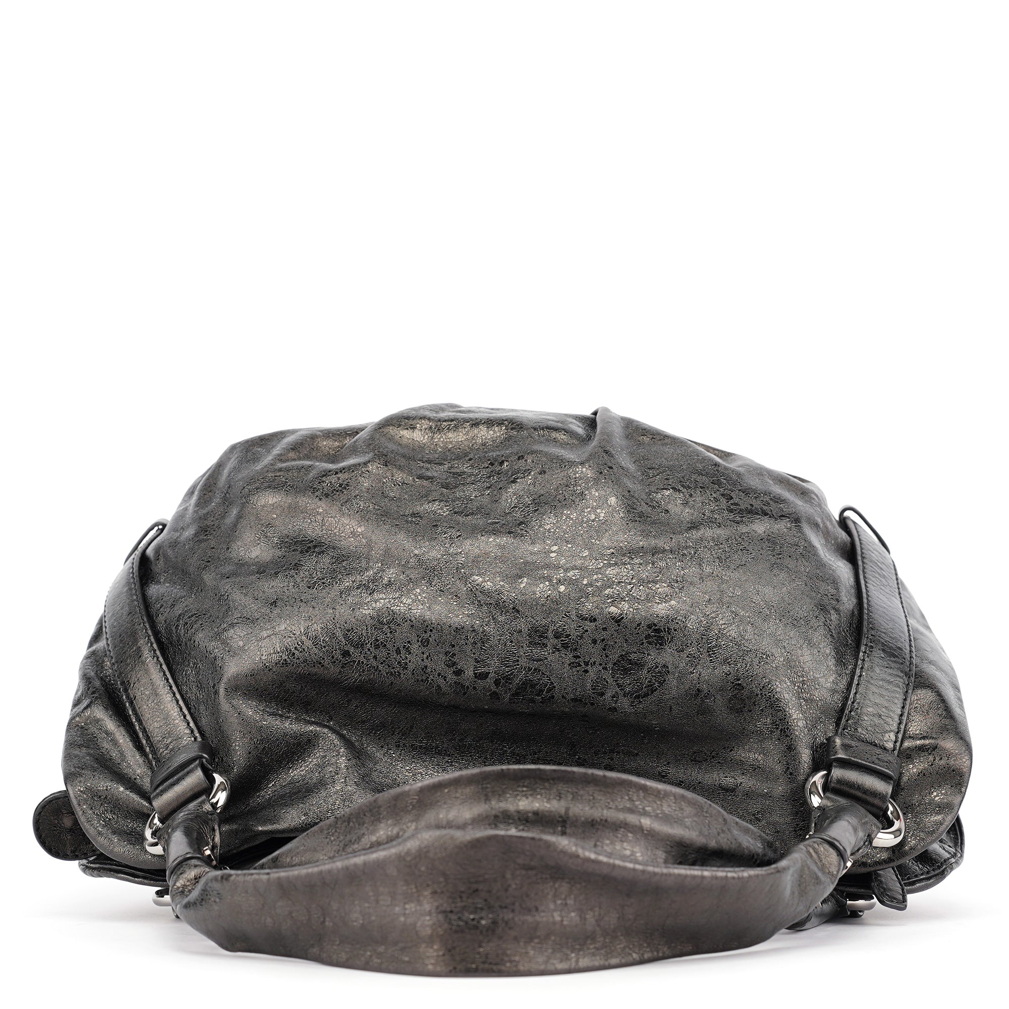 Black Leather Bittersweet Shoulder Bag