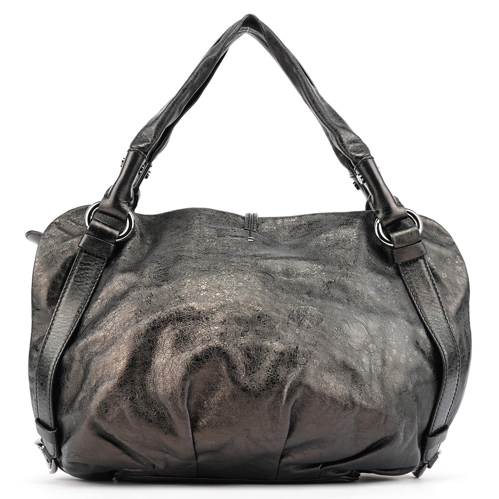 Black Leather Bittersweet Shoulder Bag