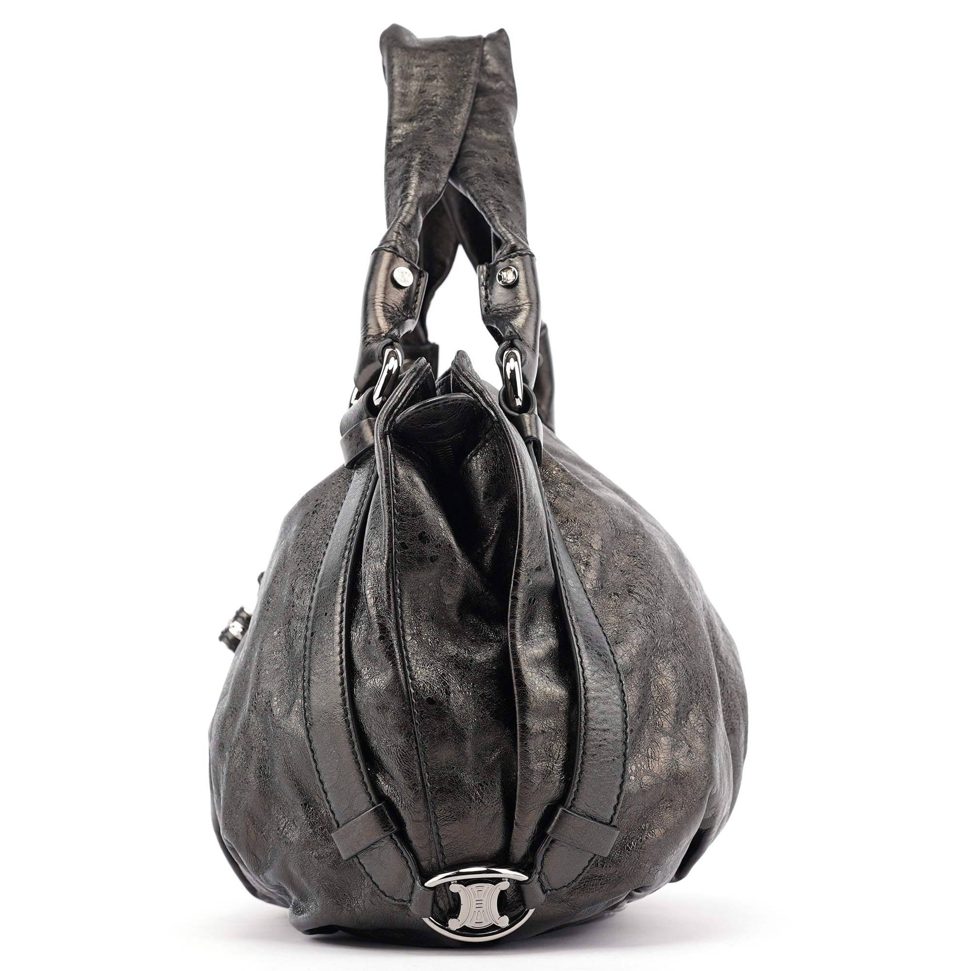 Black Leather Bittersweet Shoulder Bag