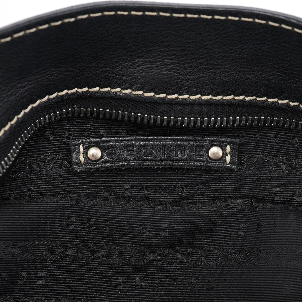 Black Leather Bittersweet Shoulder Bag