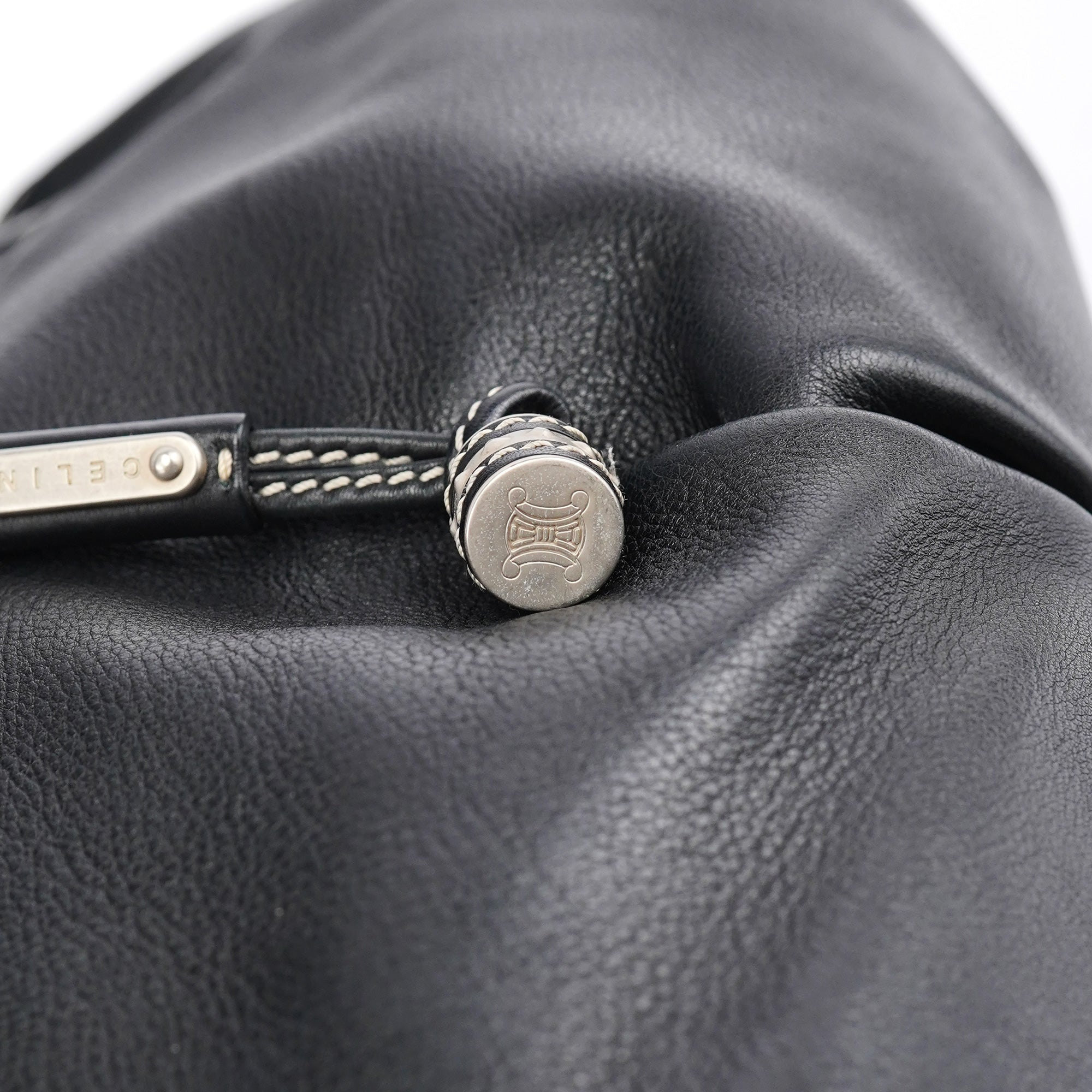 Black Leather Bittersweet Shoulder Bag