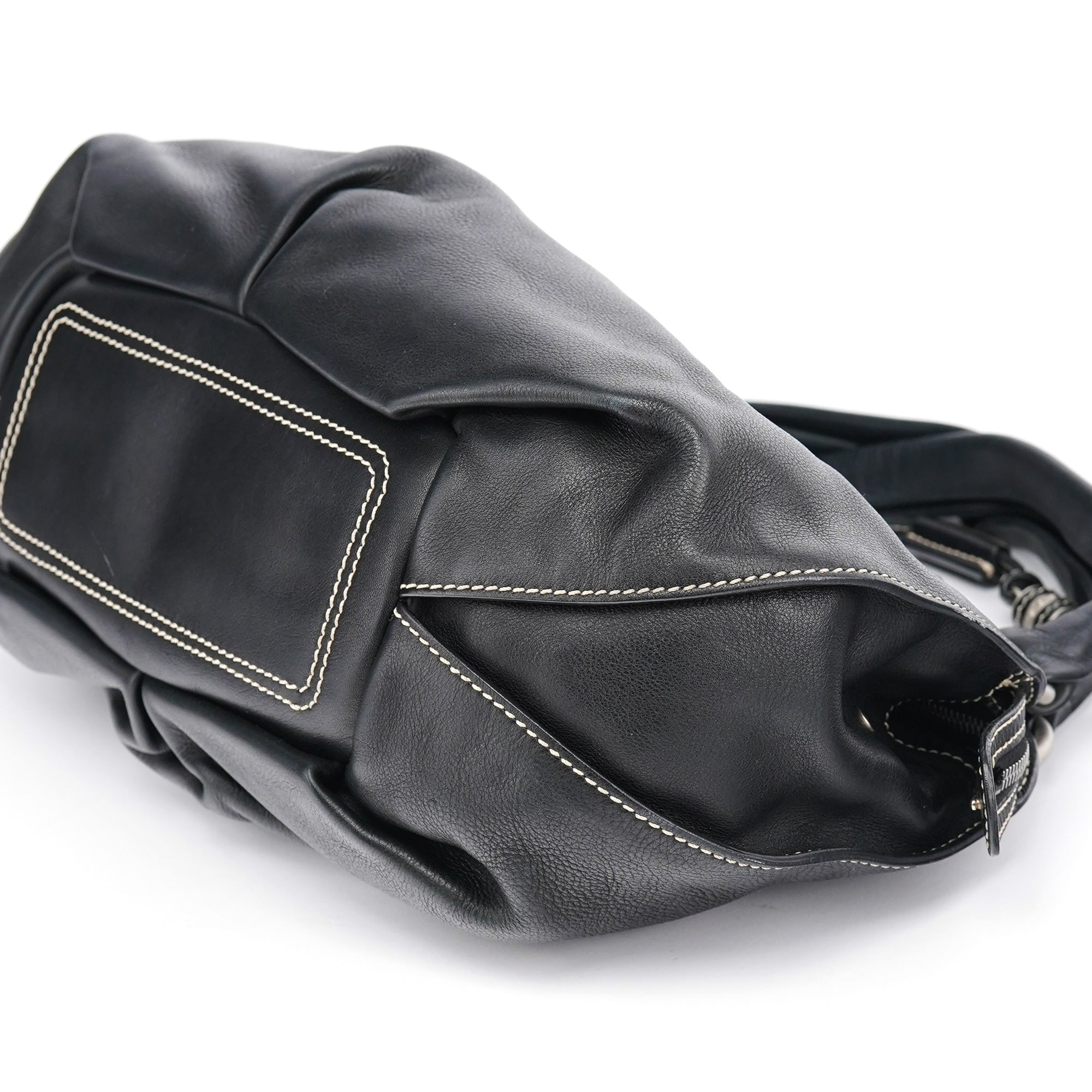 Black Leather Bittersweet Shoulder Bag