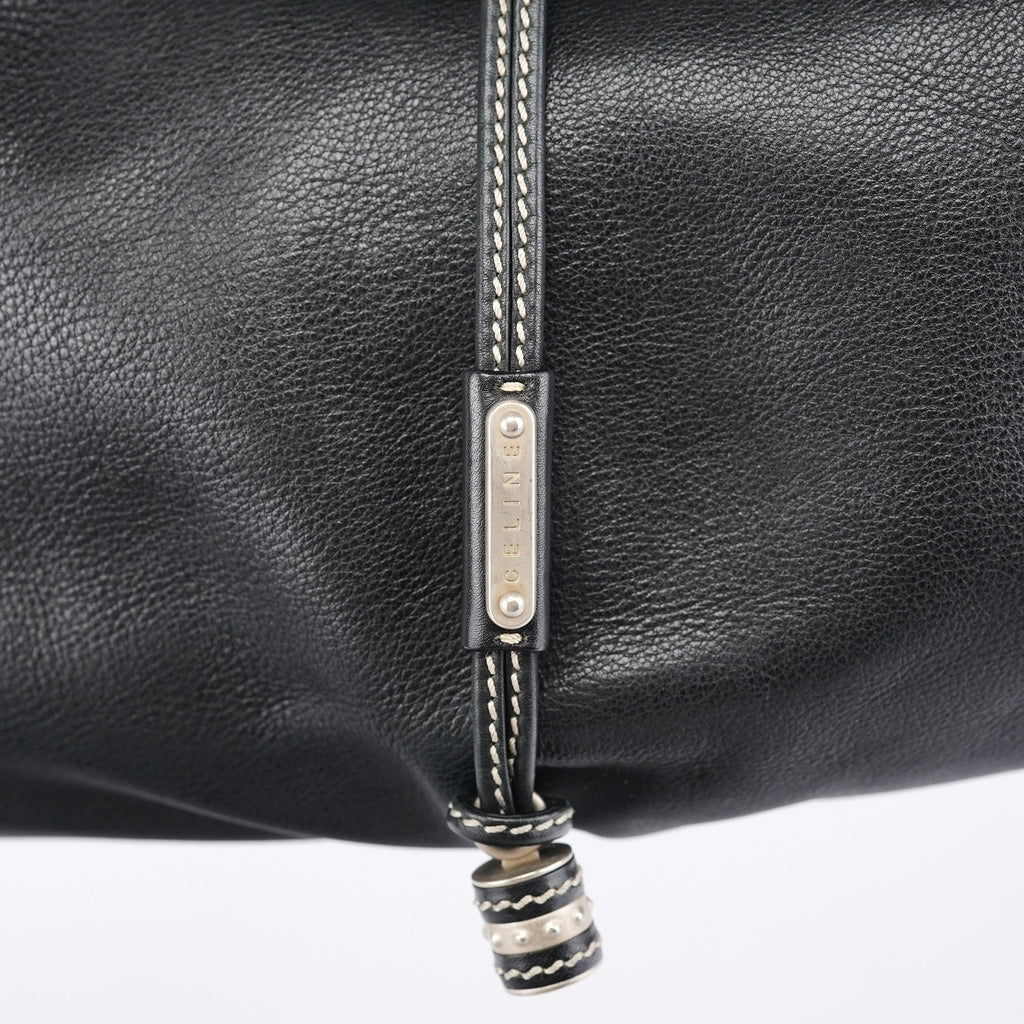 Black Leather Bittersweet Shoulder Bag