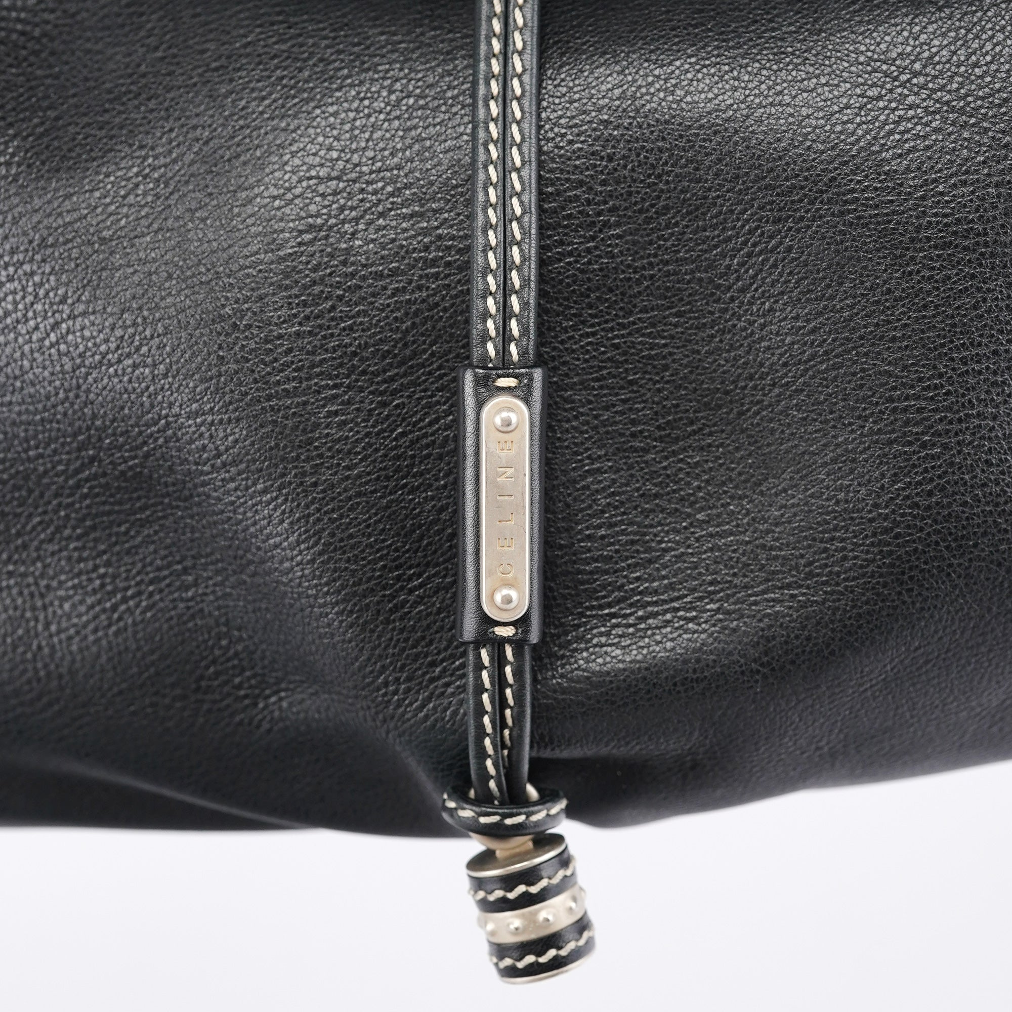 Black Leather Bittersweet Shoulder Bag