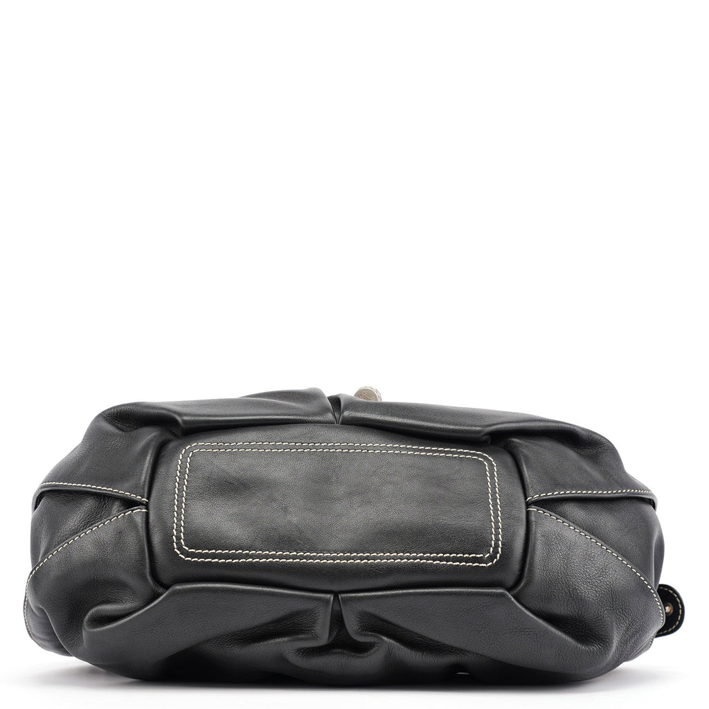Black Leather Bittersweet Shoulder Bag