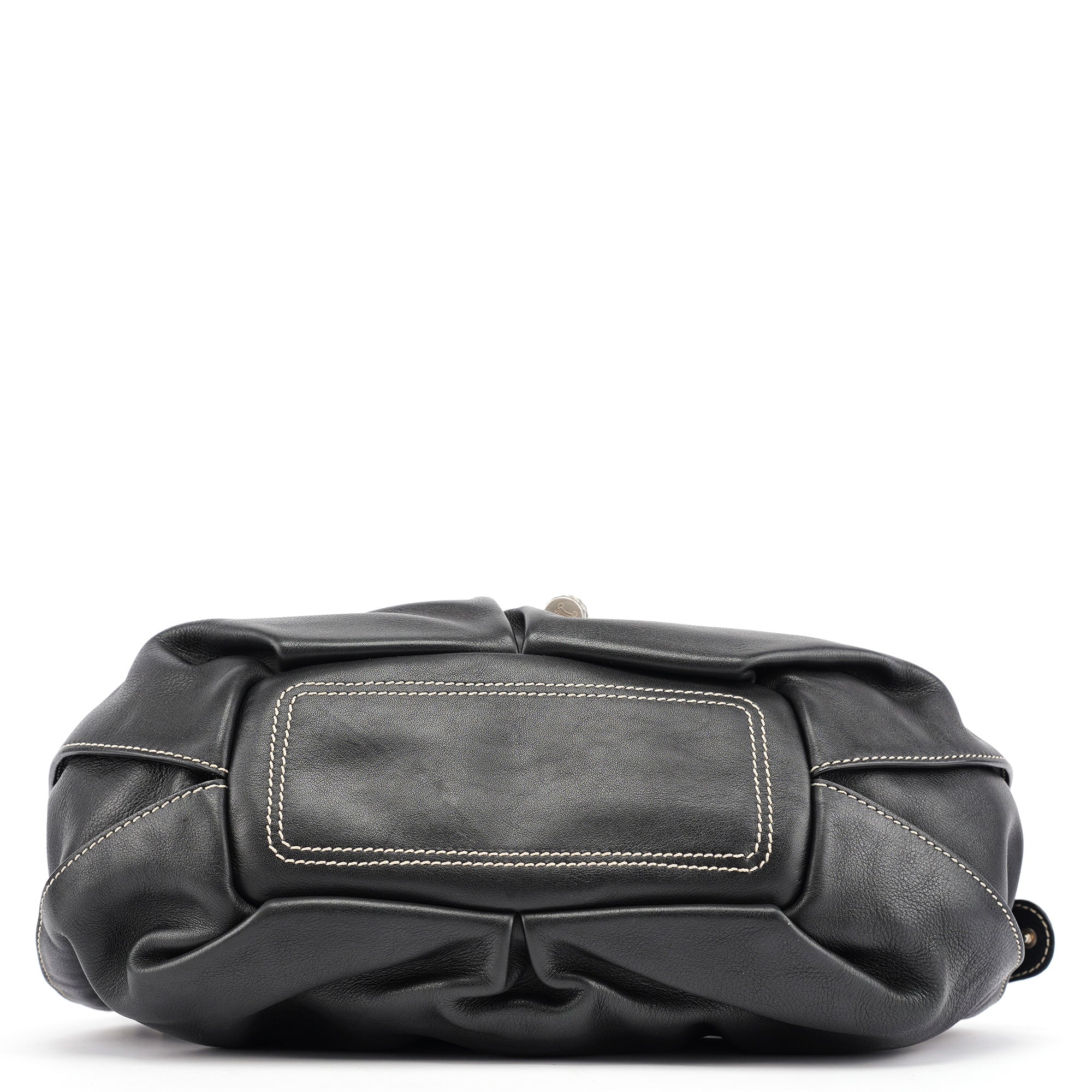 Black Leather Bittersweet Shoulder Bag