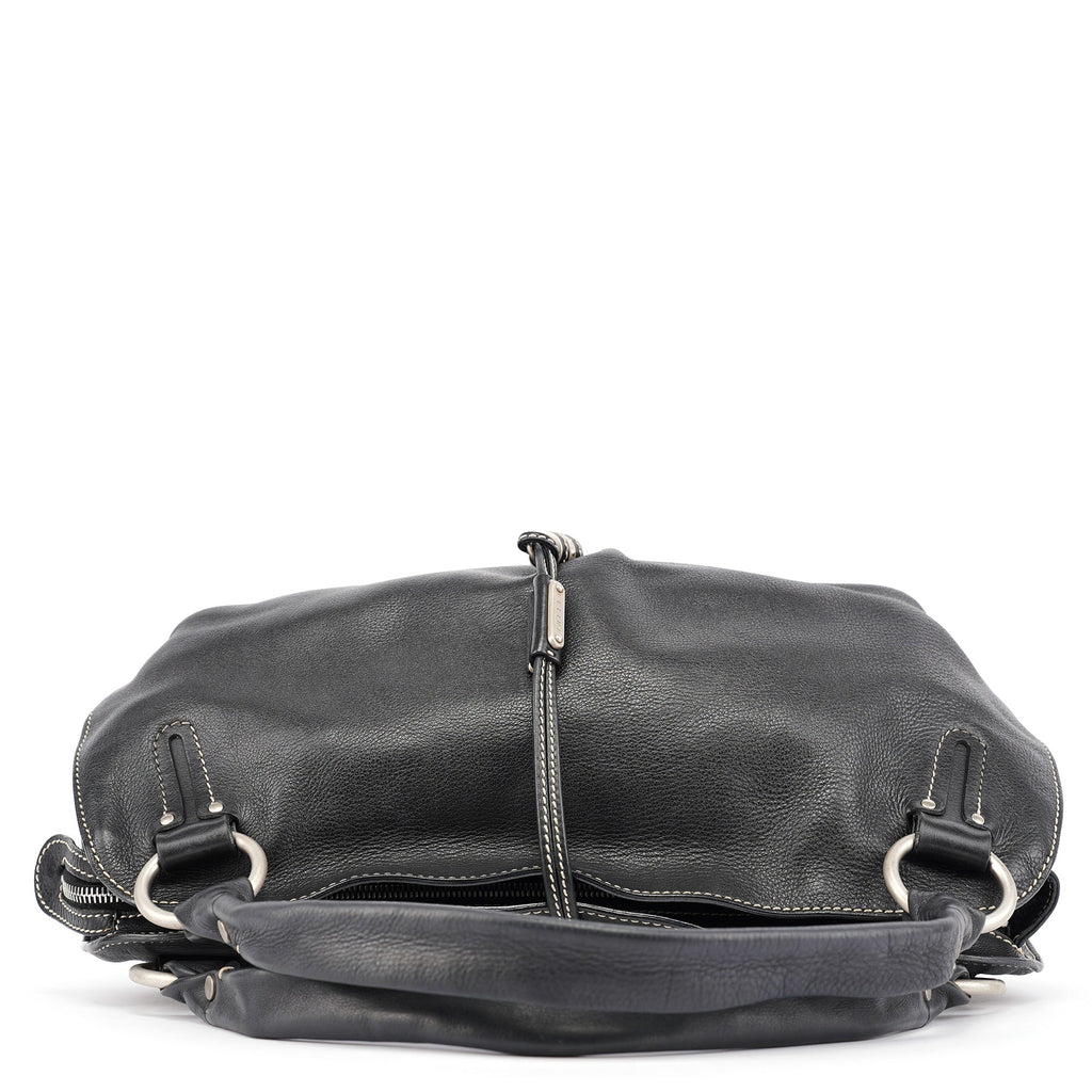 Black Leather Bittersweet Shoulder Bag