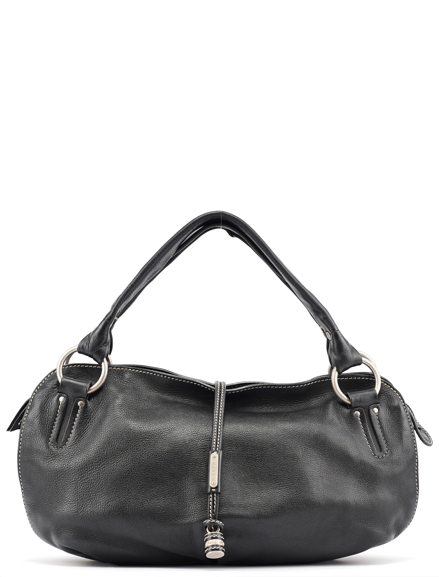 Black Leather Bittersweet Shoulder Bag
