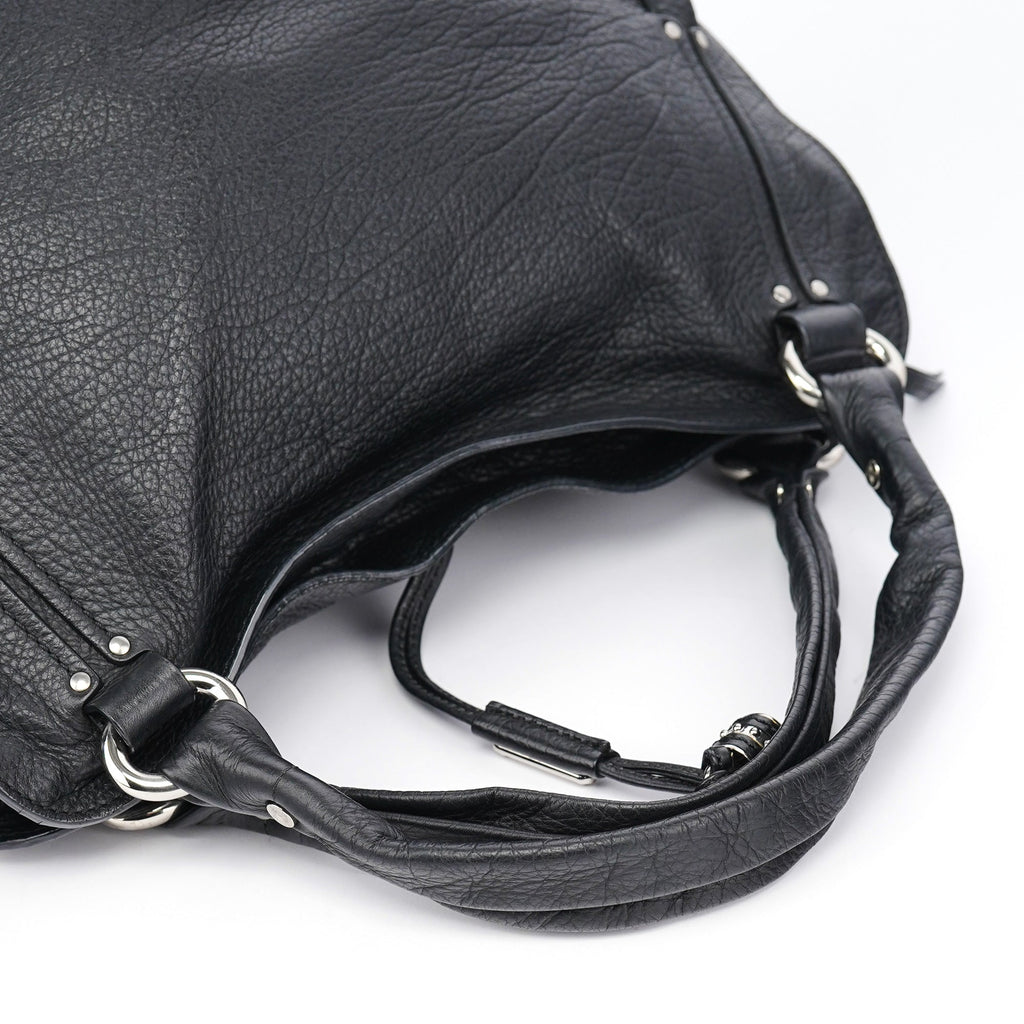 Black Leather Bittersweet Shoulder Bag